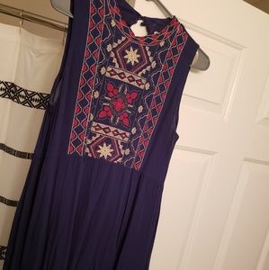 Navy sun dress